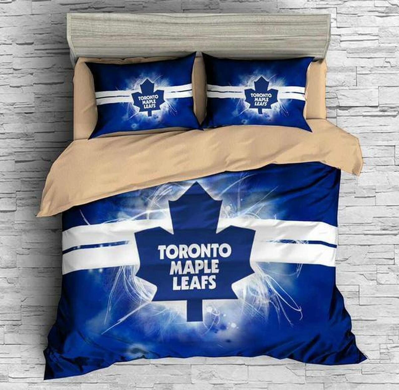 NHL Toronto Maple Leafs Bedding Set V2 NHL Toronto Maple Leafs Bedding Set V2