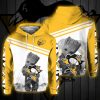 NHL Pittsburgh Penguins Baby Groot Pullover Hoodie