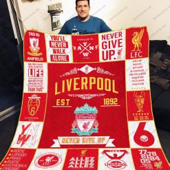Liverpool FC EST 1892 Quilt Blanket