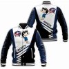 NHL Columbus Blue Jackets Snoopy For Fans Baseball Jacket
