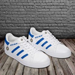 Inter Milan White Blue Stan Smith Shoes