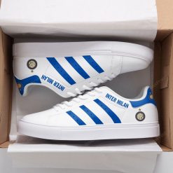 Alternative view of Inter Milan White Blue Stan Smith Shoes