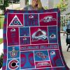 NHL Colorado Avalanche Quilt Blanket V4