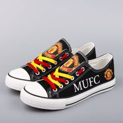 Manchester United Black Low Top Shoes V1