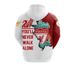Alternative view of Liverpool FC You'll Never Walk Alone Pullover Hoodie