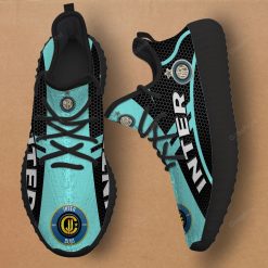 Alternative view of Inter Milan Blue Black Yeezy Boost Sneakers