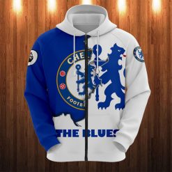Chelsea FC The Blues Zip Up Hoodie V2