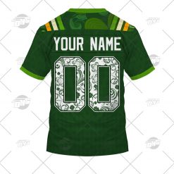 Alternative view of NHL Buffalo Sabres Custom Name Number 2022 St. Patricks Day Jersey T-Shirt