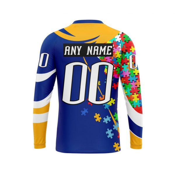 NHL Buffalo Sabres Custom Name Number Autism Awareness Sweatshirt