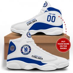 Chelsea FC Custom Name Number Air Jordan 13 Shoes