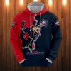 NHL Columbus Blue Jackets Cartoon Graphic Pullover Hoodie
