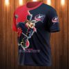 NHL Columbus Blue Jackets Cartoon Graphic T-Shirt