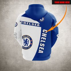 Chelsea FC Custom Name Zip Up Hoodie V1 - Image 2