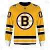 NHL Boston Bruins Custom Name Number 2021 Reverse Retro Alternate Jersey Sweatshirt