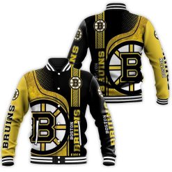NHL Boston Bruins Baseball Jacket V1