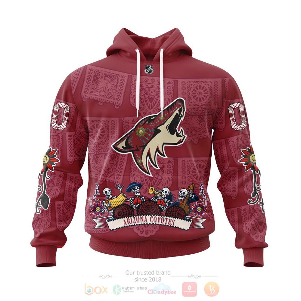 NHL Arizona Coyotes Custom Name Number Specialized Heritage Kits Pullover Hoodie NHL Arizona Coyotes Custom Name Number Specialized Heritage Kits Pullover Hoodie