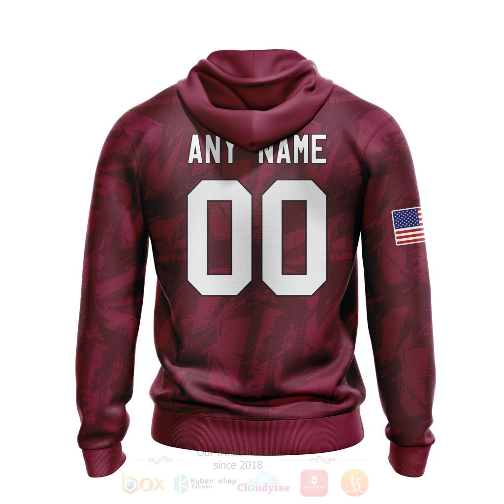 NHL Colorado Avalanche Custom Name Number American Flag Pullover Hoodie NHL Colorado Avalanche Custom Name Number American Flag Pullover Hoodie