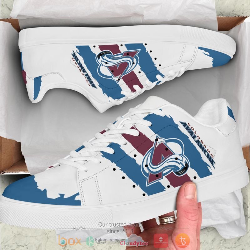 NHL Colorado Avalanche Stan Smith Shoes NHL Colorado Avalanche Stan Smith Shoes