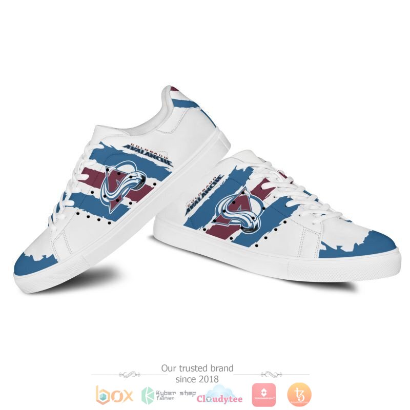 NHL Colorado Avalanche Stan Smith Shoes NHL Colorado Avalanche Stan Smith Shoes