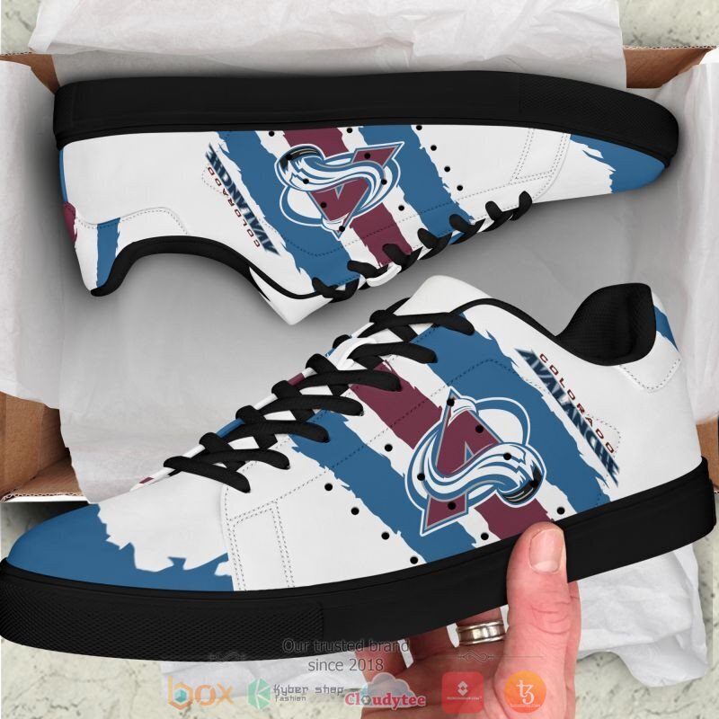 NHL Colorado Avalanche Stan Smith Shoes NHL Colorado Avalanche Stan Smith Shoes