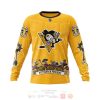 NHL Pittsburgh Penguins Custom Name Number Sugar Skull Heritage Jersey Sweatshirt