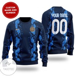 Inter Milan Custom Name Number Sweater