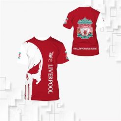 Liverpool FC Punisher Skull T-Shirt