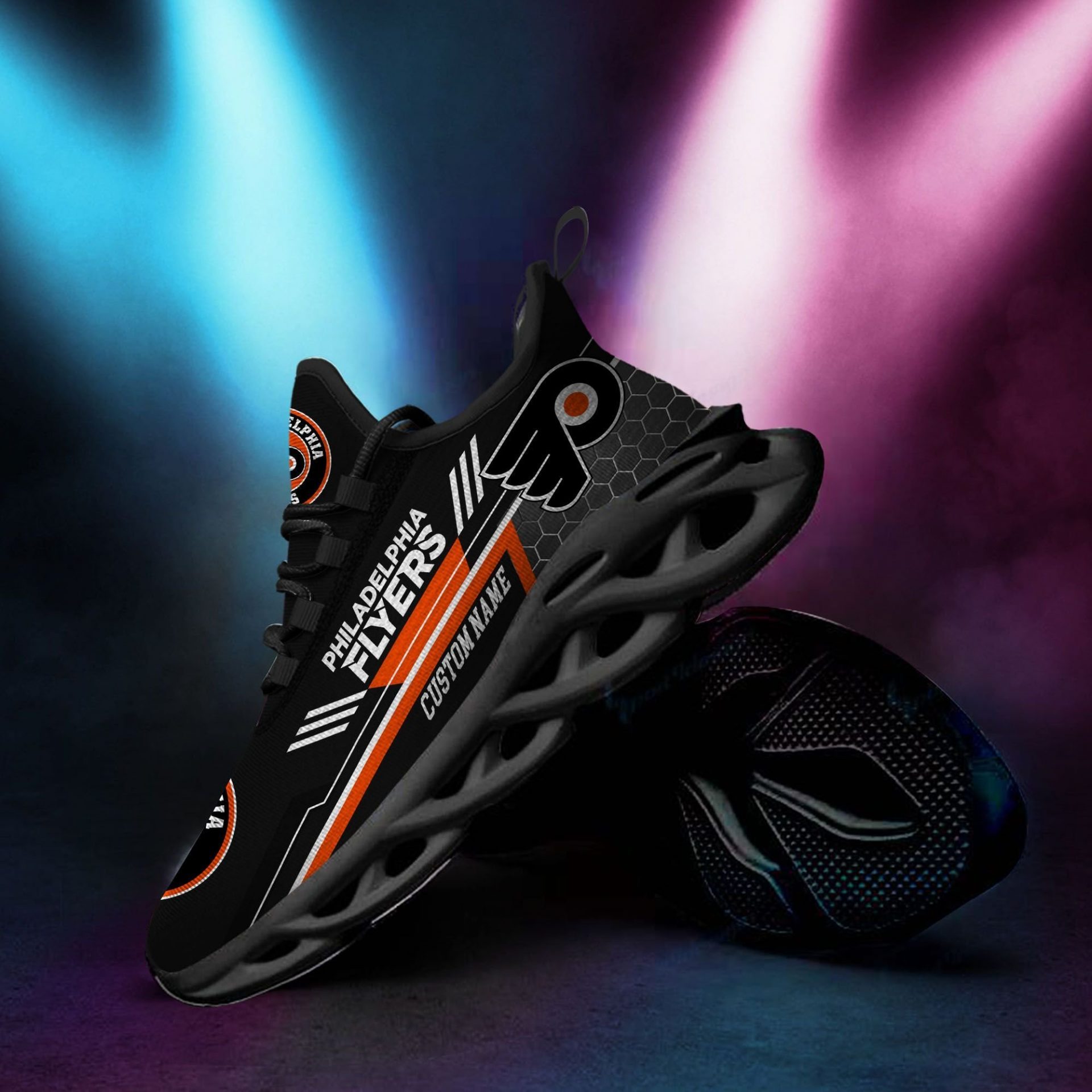 NHL Philadelphia Flyers Custom Name Max Soul Shoes NHL Philadelphia Flyers Custom Name Max Soul Shoes