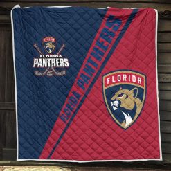 NHL Florida Panthers Quilt Blanket V3