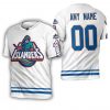 NHL New York Islanders Custom Name Number White T-Shirt