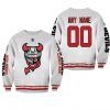 NHL New Jersey Devils Custom Name Number White Sweater