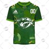 NHL Nashville Predators Custom Name Number 2022 St. Patrick’s Day T-Shirt