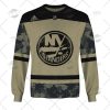 NHL New York Islanders Custom Name Number Camo Military Appreciation Team Jersey Sweatshirt