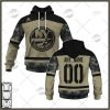 NHL New York Islanders Custom Name Number Camo Military Appreciation Team Jersey Pullover Hoodie