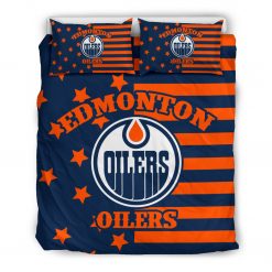 Alternative view of NHL Edmonton Oilers Bedding Set V1