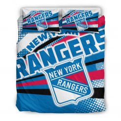 Alternative view of NHL New York Rangers Bedding Set V3