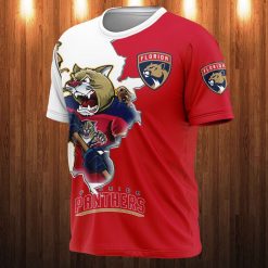 NHL Florida Panthers Cartoon Graphic T-Shirt