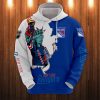 NHL New York Rangers Cartoon Graphic Pullover Hoodie