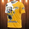 NHL Nashville Predators Cartoon Graphic T-Shirt