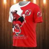 NHL New Jersey Devils Cartoon Graphic T-Shirt