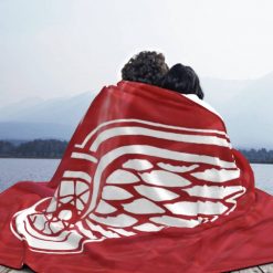 NHL Detroit Red Wings Fleece Blanket V3 - Image 2