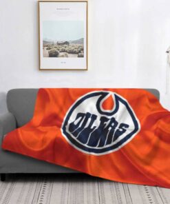 NHL Edmonton Oilers Fleece Blanket V3