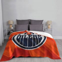 NHL Edmonton Oilers Fleece Blanket V3 - Image 2