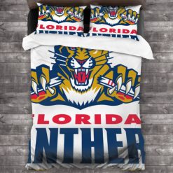 NHL Florida Panthers White Bedding Set