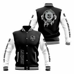 NHL Los Angeles Kings Black Baseball Jacket