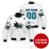 NHL San Jose Sharks Baseball Jacket V3