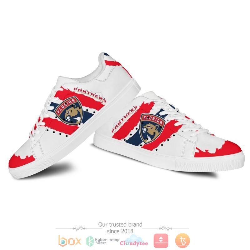 NHL Florida Panthers White Stan Smith Shoes NHL Florida Panthers White Stan Smith Shoes