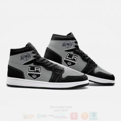 Alternative view of NHL Los Angeles Kings Air Jordan 1 High Sneakers