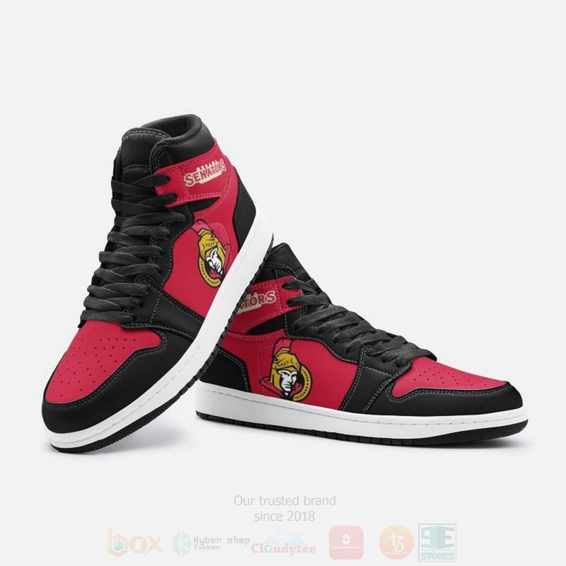 NHL Ottawa Senators Air Jordan 1 High Sneakers NHL Ottawa Senators Air Jordan 1 High Sneakers