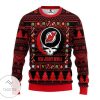 NHL New Jersey Devils Grateful Dead Christmas Sweater